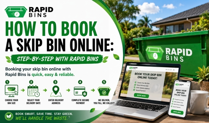 How to Book a Skip Bin Online: Step-by-Step with Rapid Bins